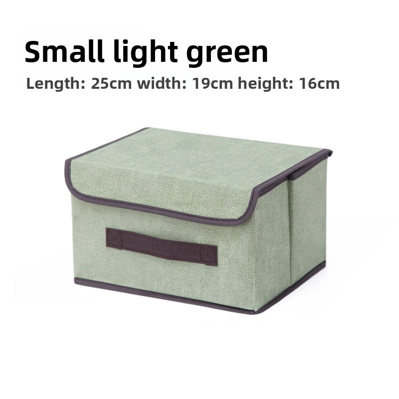 Foldable Storage Box with Flip Cover