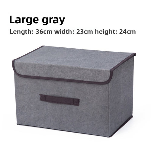 Foldable Storage Box with Flip Cover