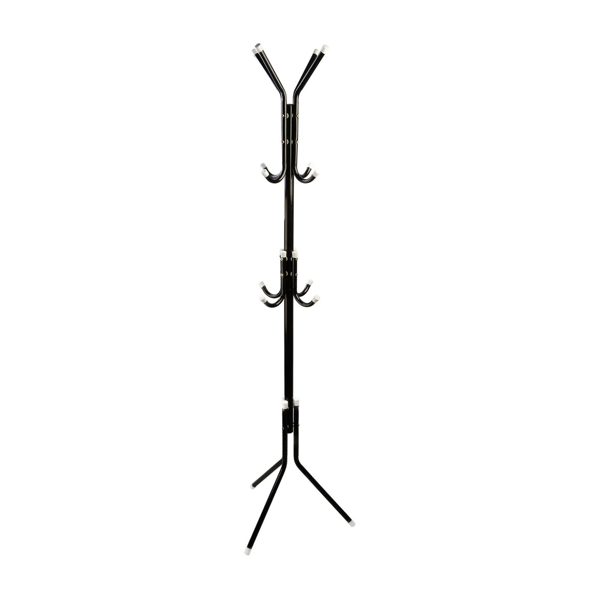 Black freestanding coat rack
