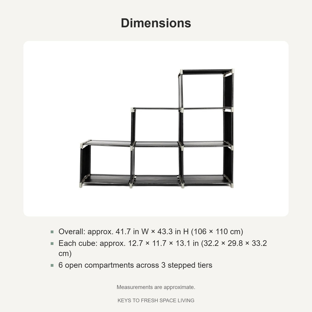 Cube shelf dimensions 106 x 110 cm