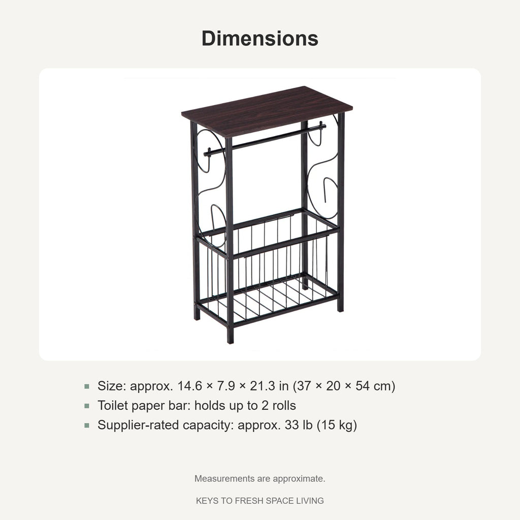 Side table dimensions 37 x 20 x 54 cm