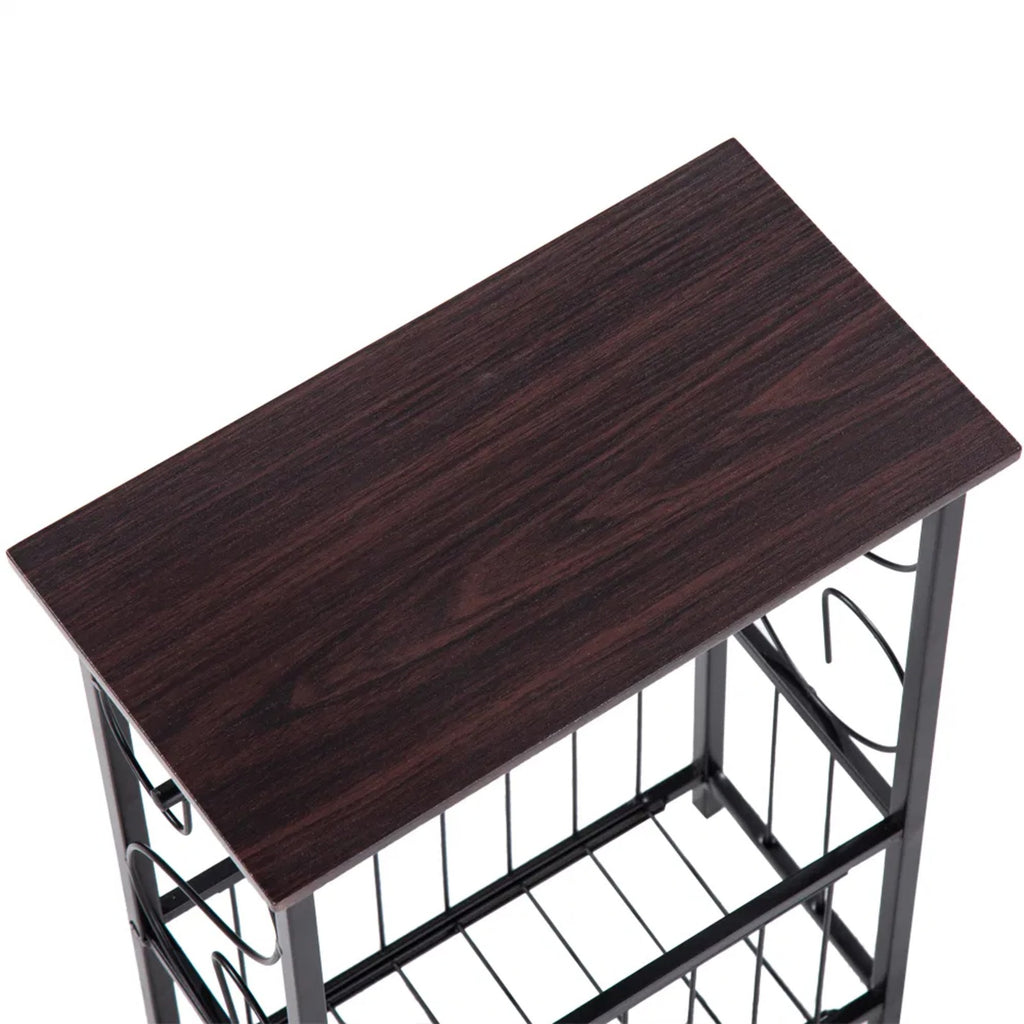 Wood-look top detail