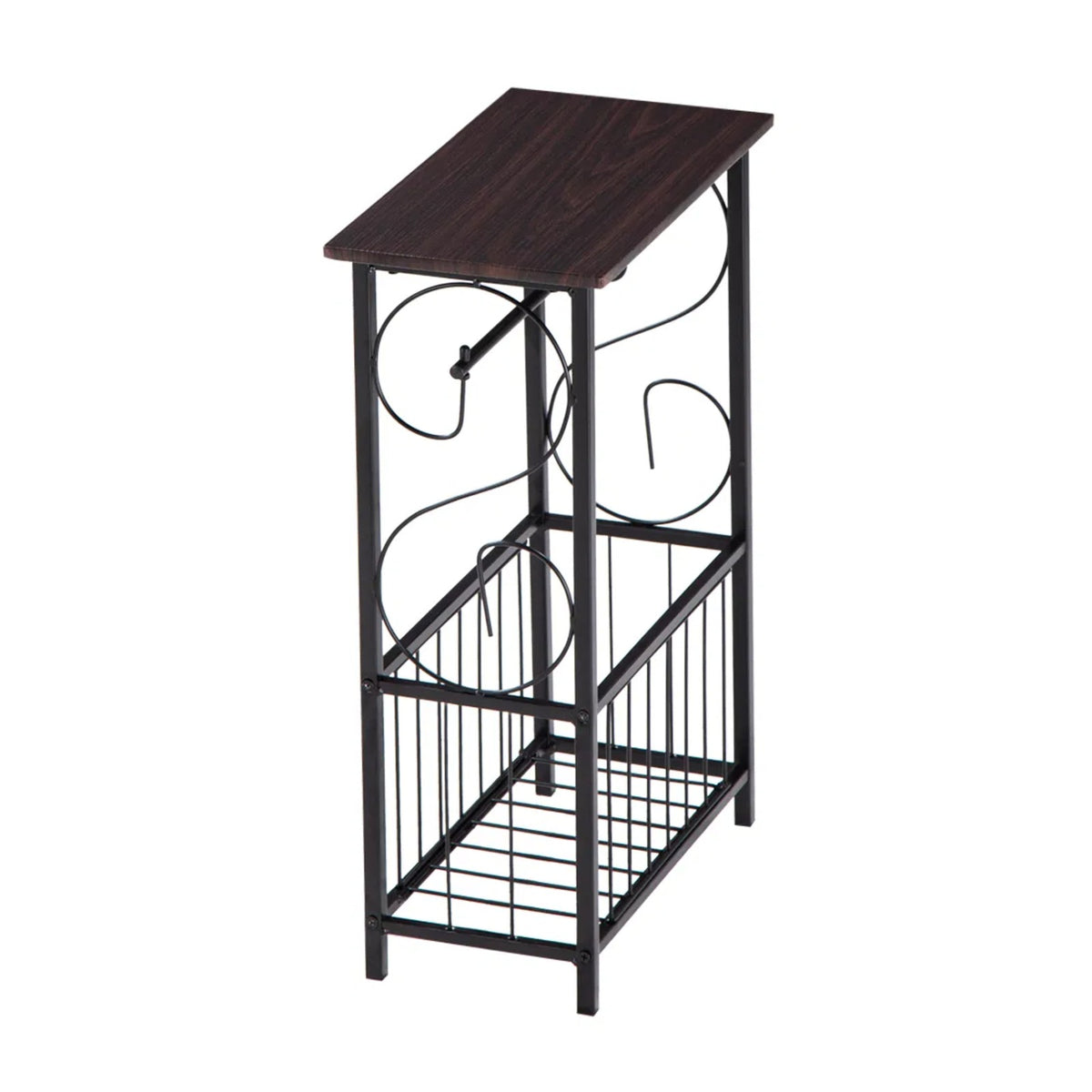 Side table angled view